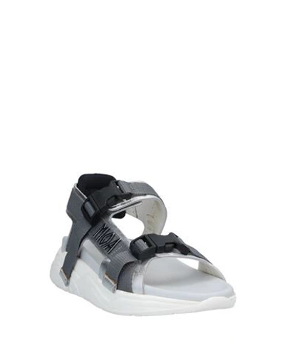 Shop Moa Master Of Arts Sandals In Silver