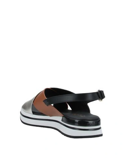 Hogan Sandals In Silver