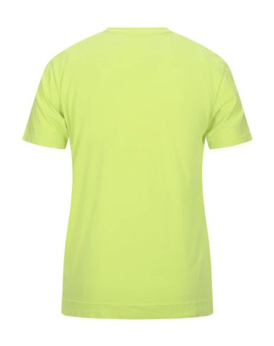 Shop Daniele Fiesoli T-shirts In Acid Green