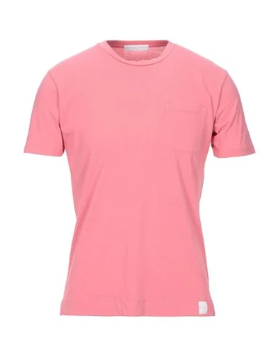 Shop Daniele Fiesoli Man T-shirt Pink Size Xl Cotton