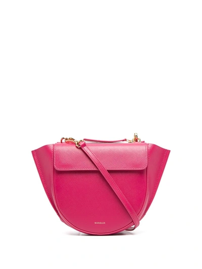 Shop Wandler Mini Hortensia Tote Bag In Pink