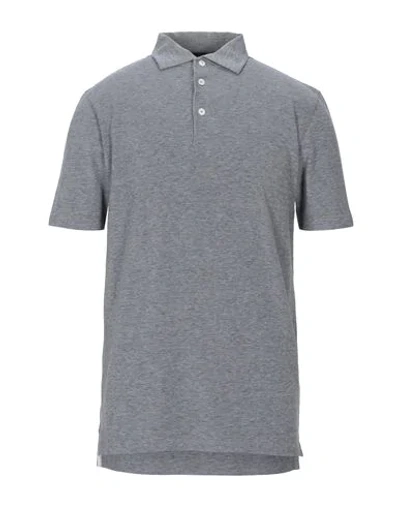 Shop Barba Napoli Polo Shirts In Grey