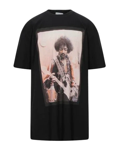 Shop Ih Nom Uh Nit Man T-shirt Black Size Xs Cotton, Elastane
