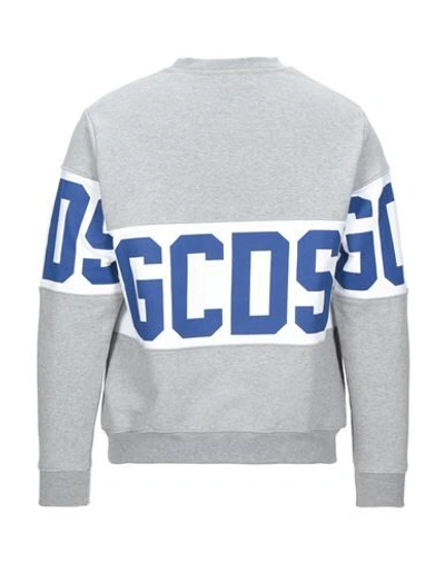 Shop Gcds Sweatshirts In Light Grey