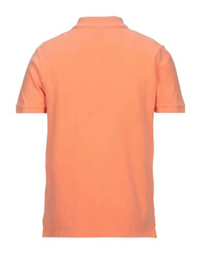 Shop North Sails Man Polo Shirt Orange Size Xxs Cotton