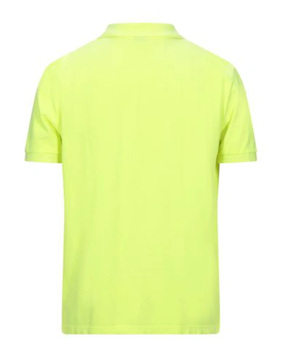 Shop North Sails Man Polo Shirt Acid Green Size Xs Cotton