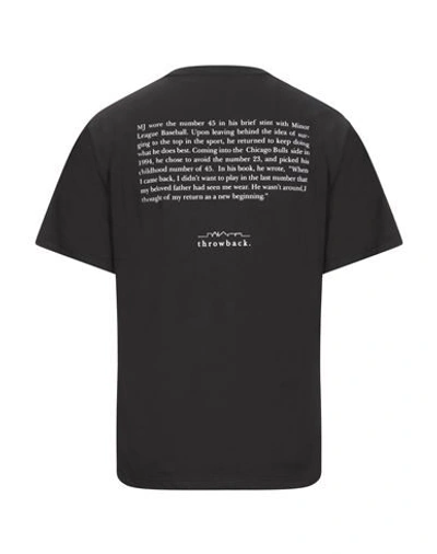 Throwback T-shirts In Black