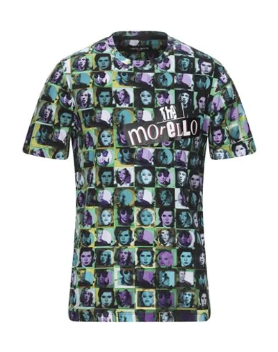 Shop Frankie Morello Man T-shirt Light Green Size Xs Cotton
