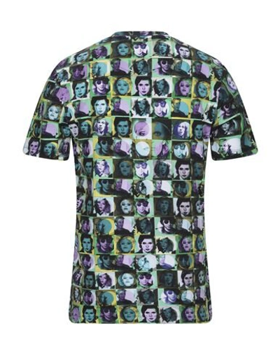 Shop Frankie Morello Man T-shirt Light Green Size Xs Cotton