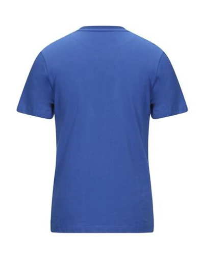 Shop Frankie Morello Man T-shirt Bright Blue Size Xl Cotton