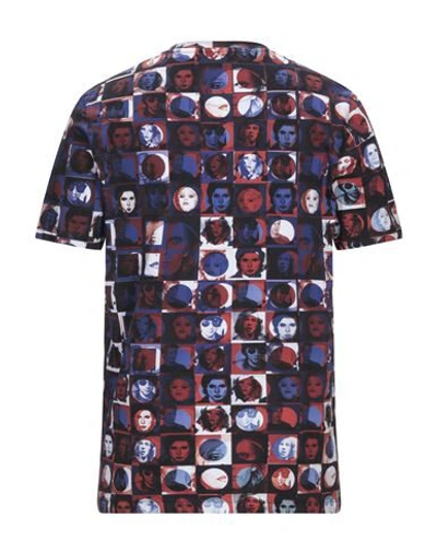 Shop Frankie Morello Man T-shirt Blue Size Xs Cotton
