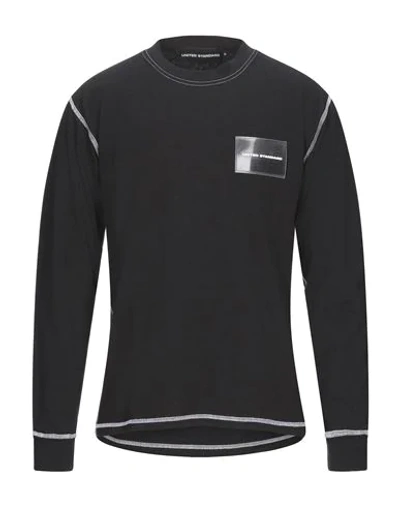 Shop United Standard Man T-shirt Black Size S Cotton