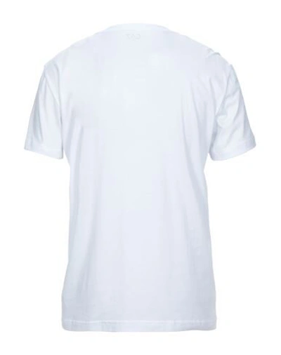 Shop Ea7 Man T-shirt White Size Xxl Cotton