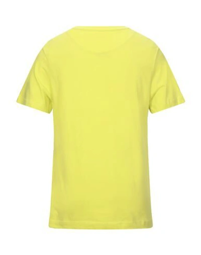 Shop Frankie Morello Man T-shirt Acid Green Size Xl Cotton