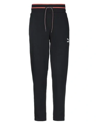 Shop Puma Casual Pants In Black