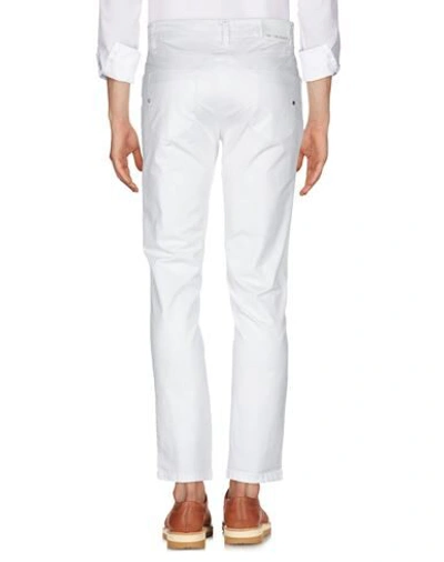 Shop Tru Trussardi Pants In White