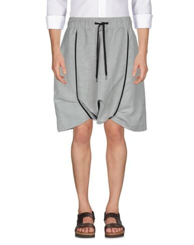 Shop Tom Rebl Shorts & Bermuda Shorts In Light Grey