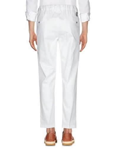 Shop Alessandro Dell'acqua Casual Pants In White