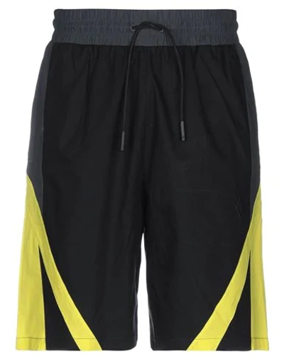 Marcelo Burlon County Of Milan Marcelo Burlon Man Shorts & Bermuda Shorts Black Size M Cotton, Polyester In Black
