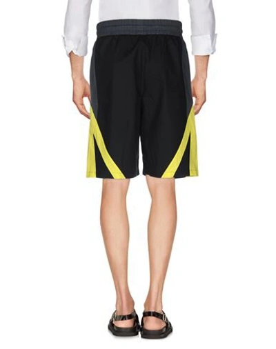 Marcelo Burlon County Of Milan Marcelo Burlon Man Shorts & Bermuda Shorts Black Size M Cotton, Polyester In Black