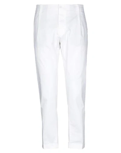 Shop Original Vintage Style Man Pants White Size 36 Cotton, Elastane