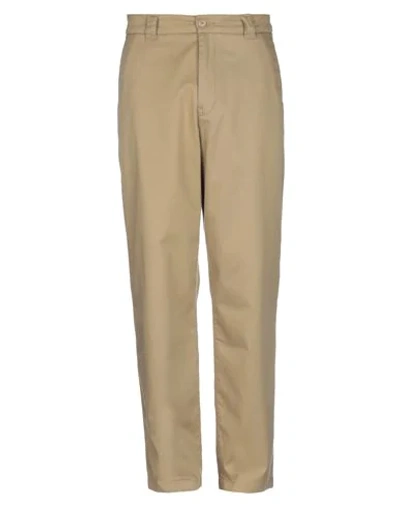 Shop Levi's Made & Crafted Man Pants Camel Size 34 Cotton, Polyester, Elastane In Beige