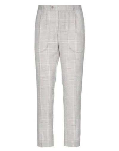 Shop Grey Daniele Alessandrini Man Pants Ivory Size 36 Polyester, Viscose In White