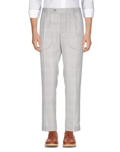 Grey Daniele Alessandrini Pants In White