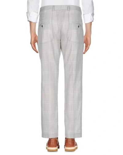 Shop Grey Daniele Alessandrini Man Pants Ivory Size 36 Polyester, Viscose In White