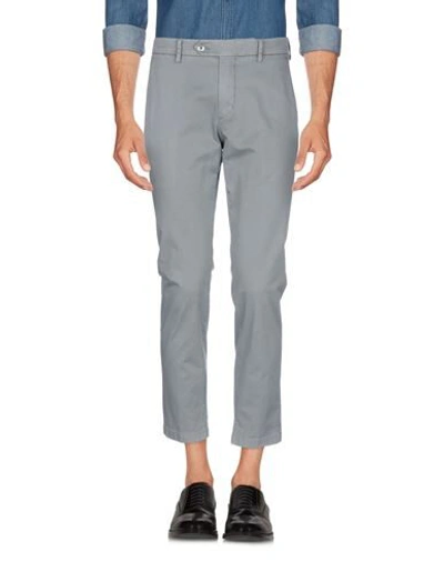 Shop Be Able Man Pants Grey Size 34 Cotton, Elastane