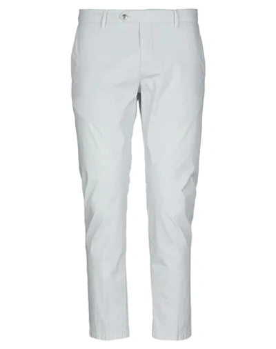 Shop Be Able Man Pants Light Grey Size 35 Cotton, Elastane