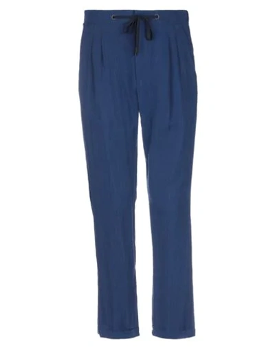 Shop Be Able Man Pants Blue Size 33 Virgin Wool, Polyester, Elastane