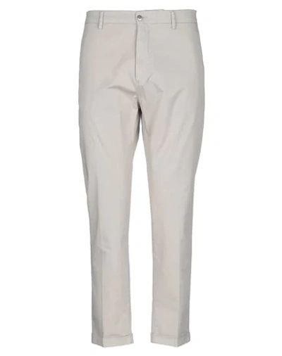 Shop Be Able Man Pants Light Grey Size 30 Cotton, Elastane