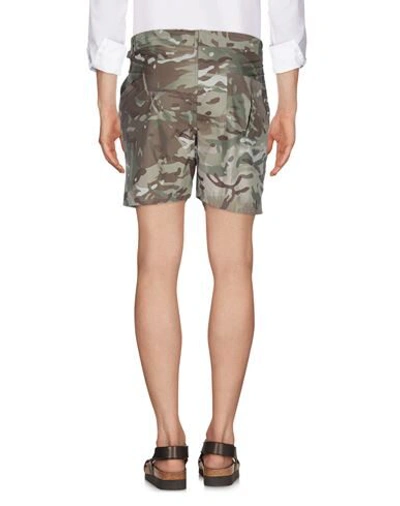 Shop Represent Shorts & Bermuda Shorts In Military Green