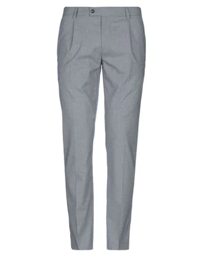 Shop Grey Daniele Alessandrini Man Pants Midnight Blue Size 32 Polyester, Viscose, Elastane