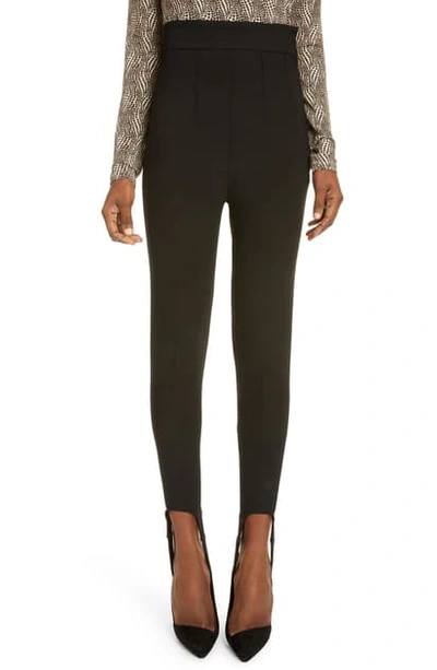 Shop Isabel Marant High Waist Stirrup Pants In Black