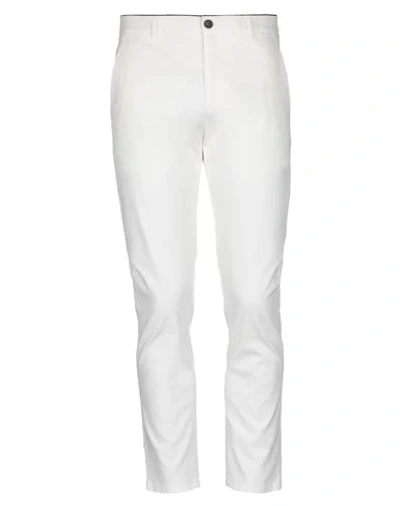 Shop Department 5 Man Pants Ivory Size 33 Cotton, Elastane In White