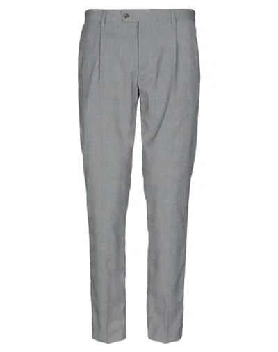 Shop Grey Daniele Alessandrini Man Pants Grey Size 34 Polyester, Viscose, Elastane