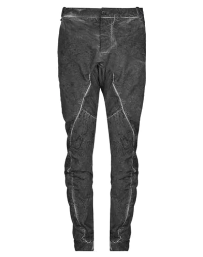 Shop Masnada Casual Pants In Steel Grey