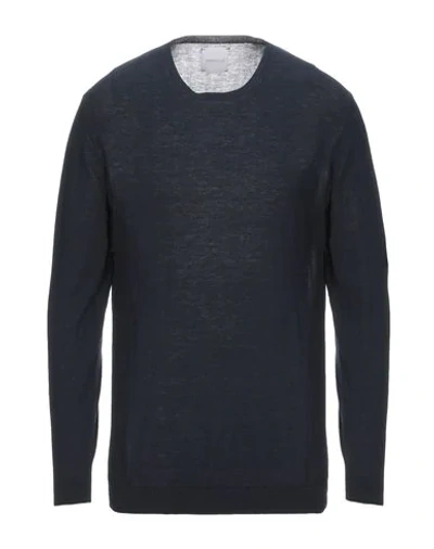 Shop Bellwood Man Sweater Midnight Blue Size 46 Cotton