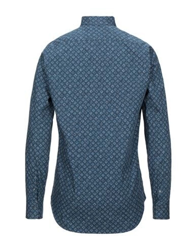 Shop Alessandro Gherardi Shirts In Slate Blue