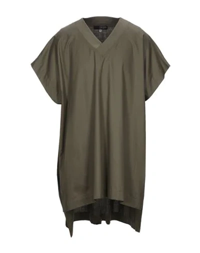 Shop Tom Rebl Shirts In Military Green