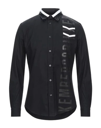 Shop Bikkembergs Shirts In Black