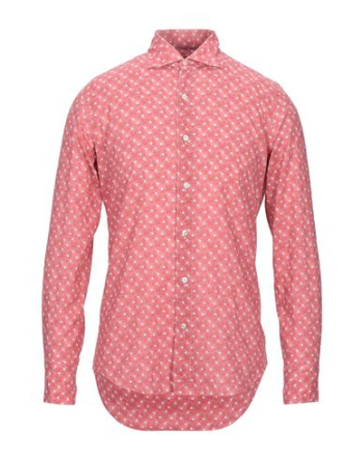 Shop Finamore 1925 1925 Shirts In Brick Red