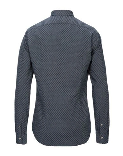 Shop Alessandro Gherardi Shirts In Slate Blue