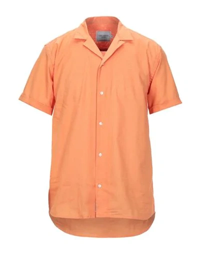 Shop Les Deux Shirts In Orange