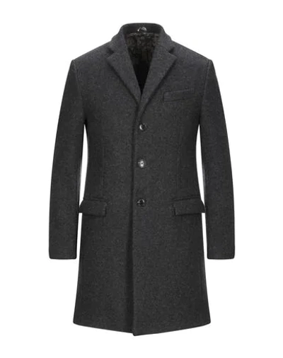 Shop Alessandro Dell'acqua Coats In Grey