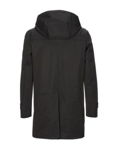 Shop Alessandro Dell'acqua Overcoats In Black