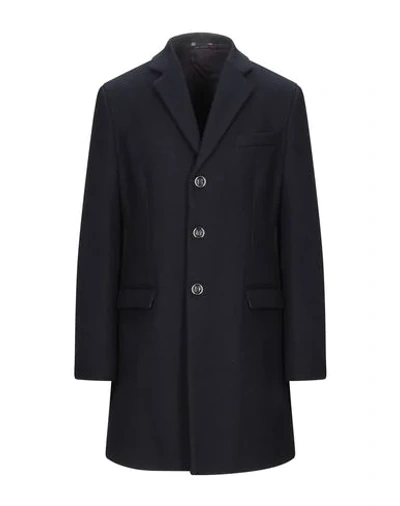 Shop Alessandro Dell'acqua Coats In Dark Blue