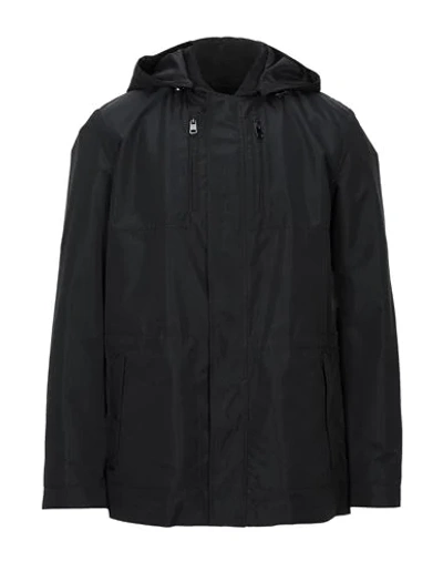Shop Les Copains Overcoats In Black